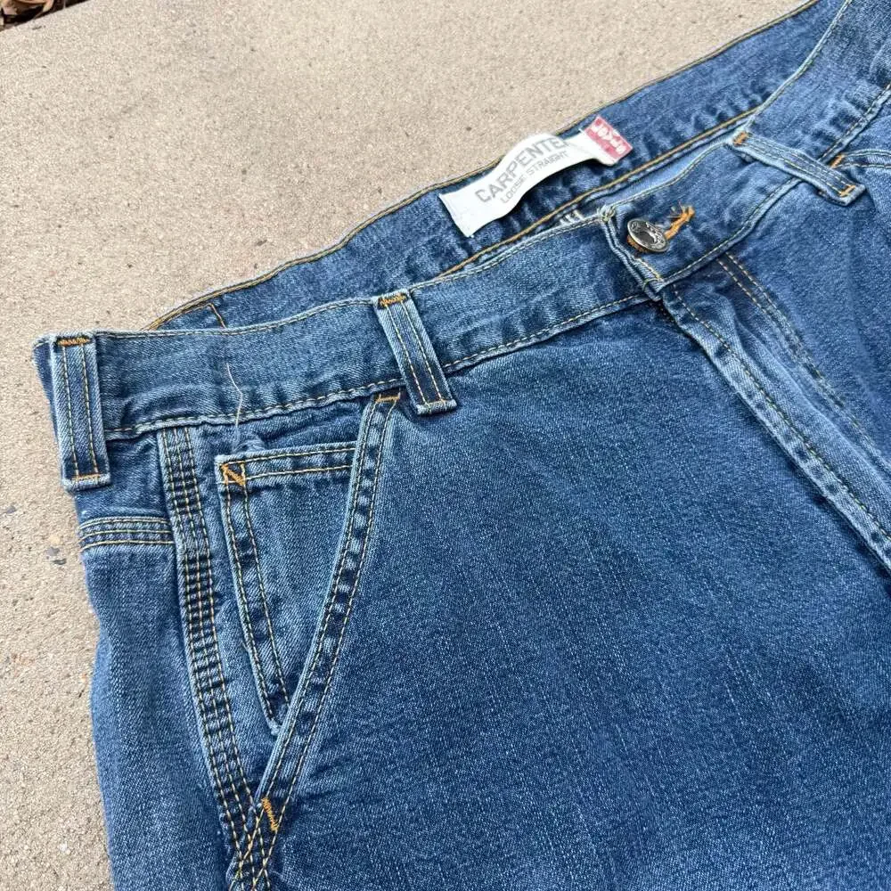 Levi's Carpenter Y2K Loose Straight Fit Denim Workwear Jeans